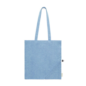 Opvouwbare tas Biyon blauw onbedrukt