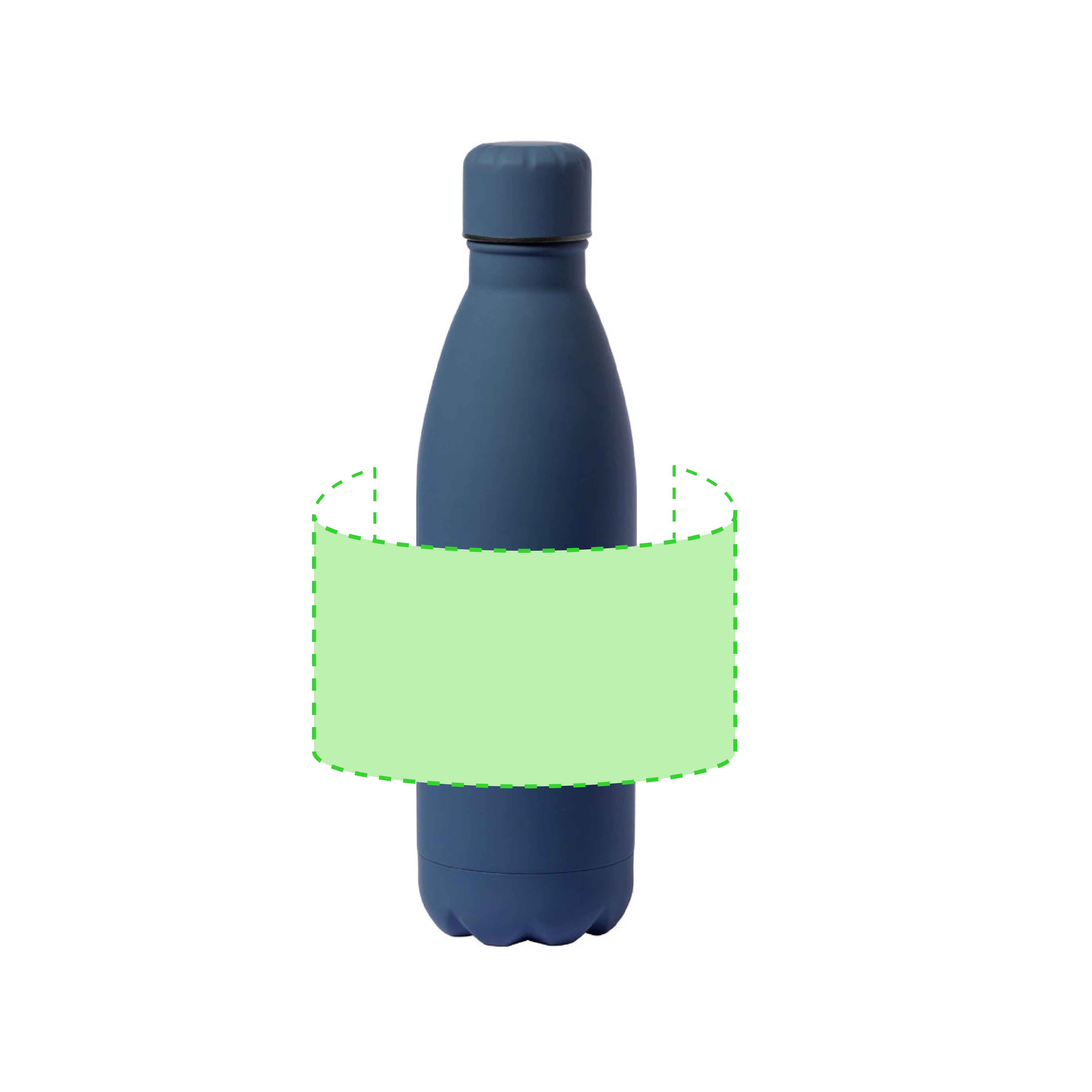 Fles Jenings zwart onbedrukt