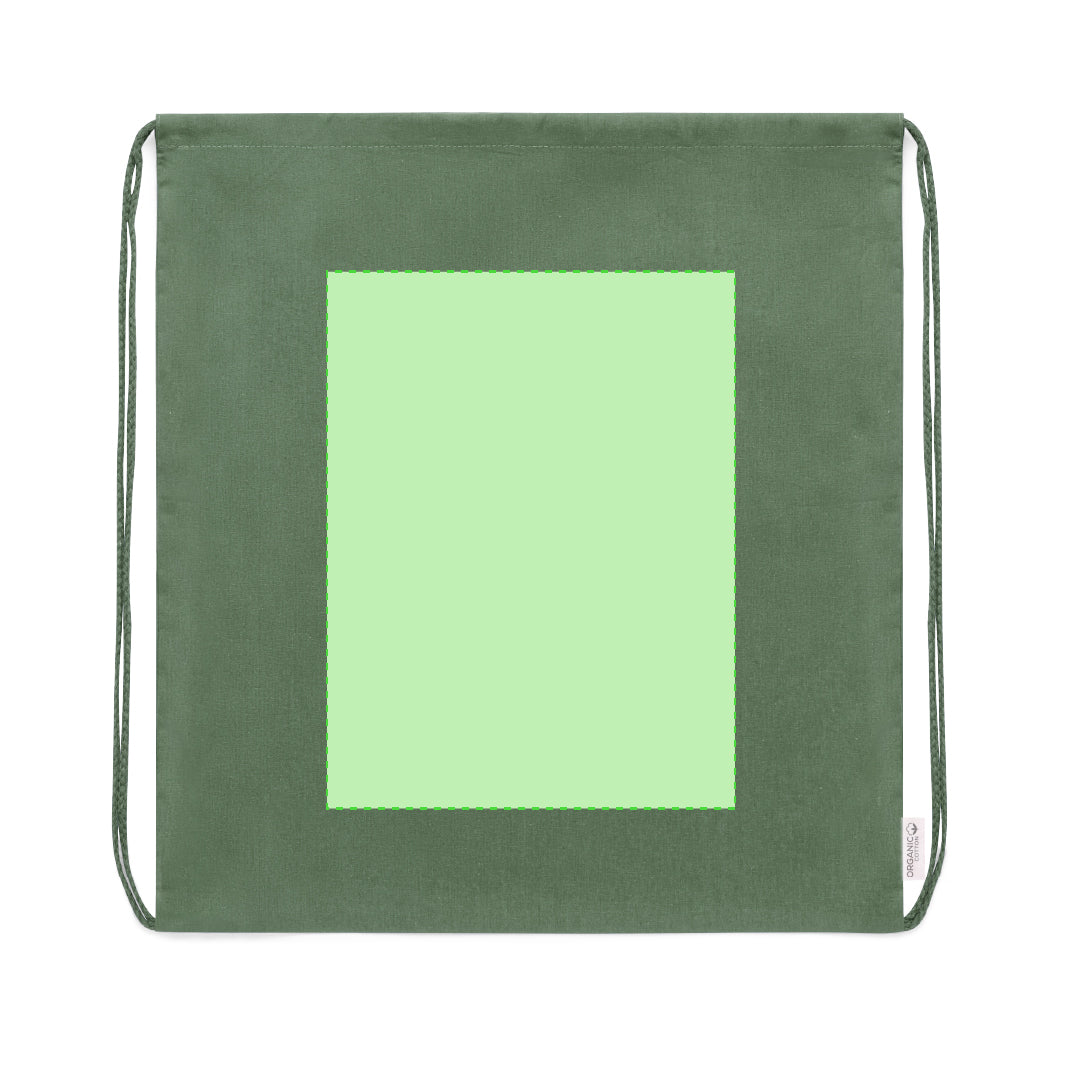 Tas met trekkoord Maziu bruin 2 kleuren