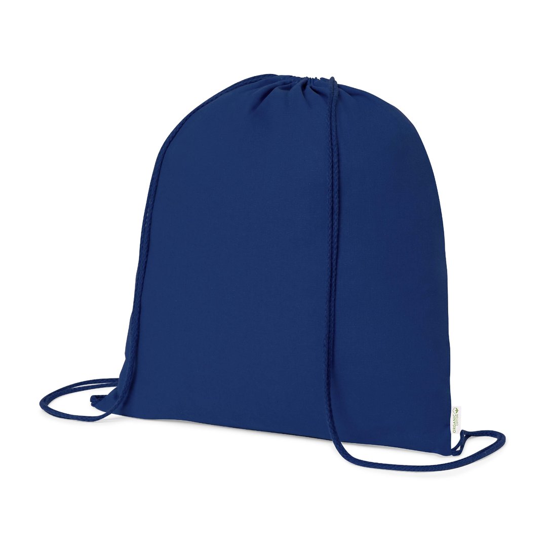 Tas met trekkoord Maziu donkerblauw 2 kleuren