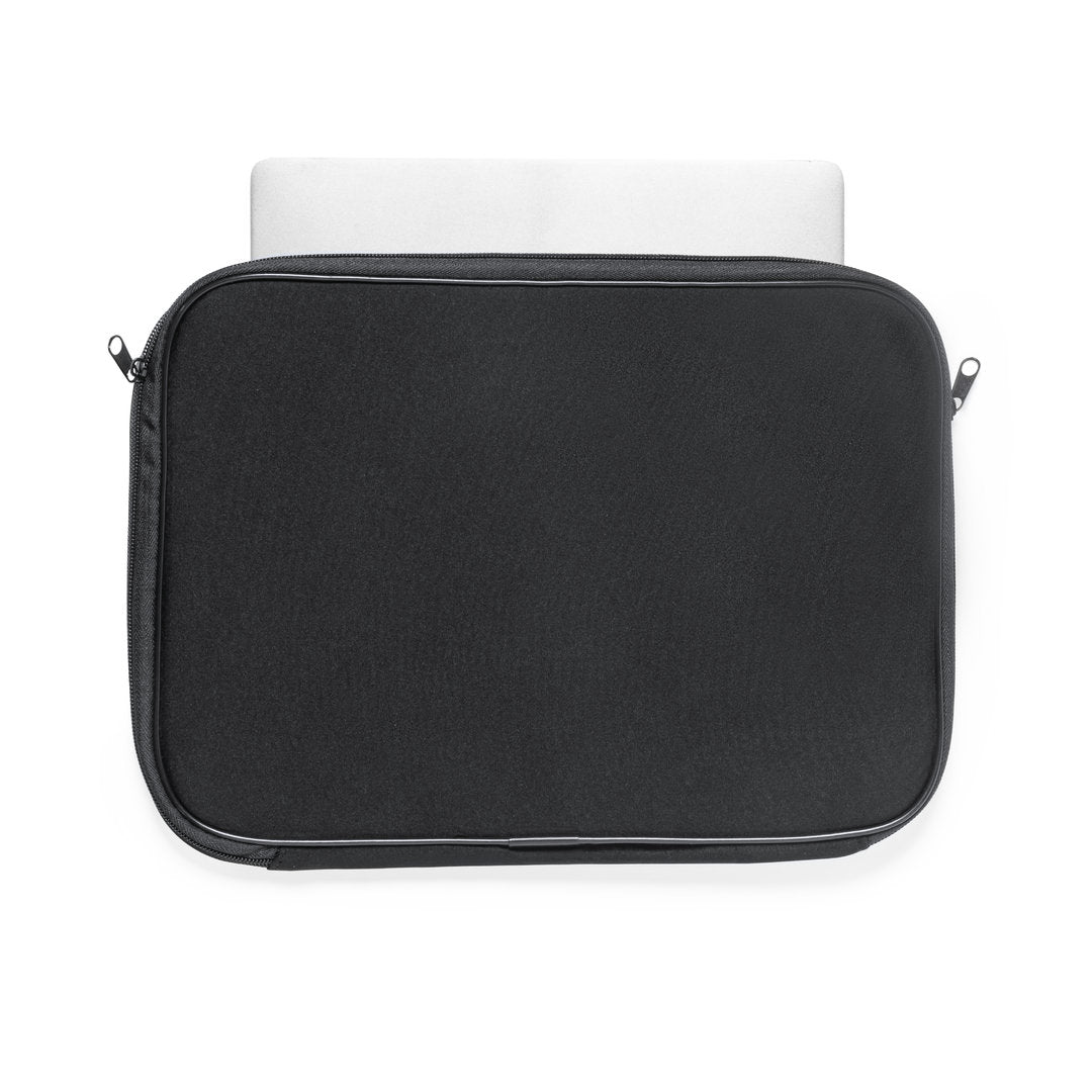 Laptoptas Jobik zwart onbedrukt
