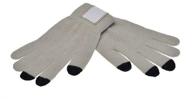 Handschoenen Touch screen zwart onbedrukt 5040