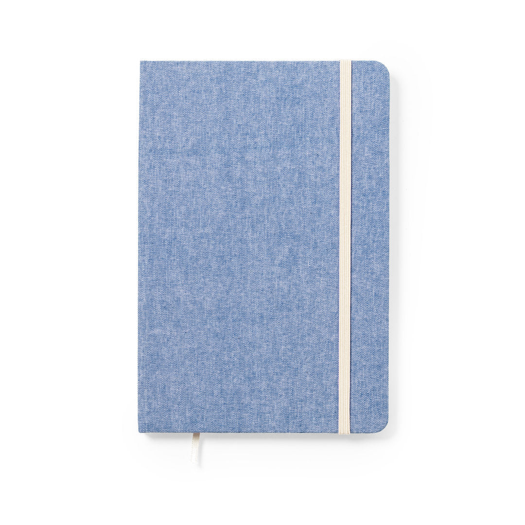 Notitieblok Chancy blauw onbedrukt