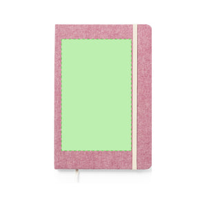 Notitieblok Chancy rood 1 kleur