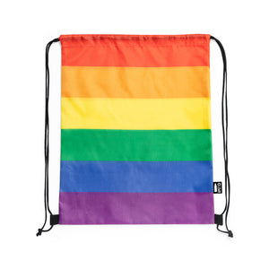 Tas met trekkoord Marsha regenboog onbedrukt