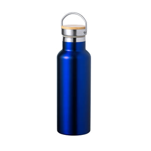Geïsoleerde fles Naxel blauw Graveren