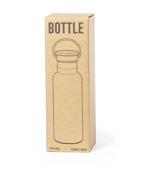 Geïsoleerde fles Naxel wit Graveren