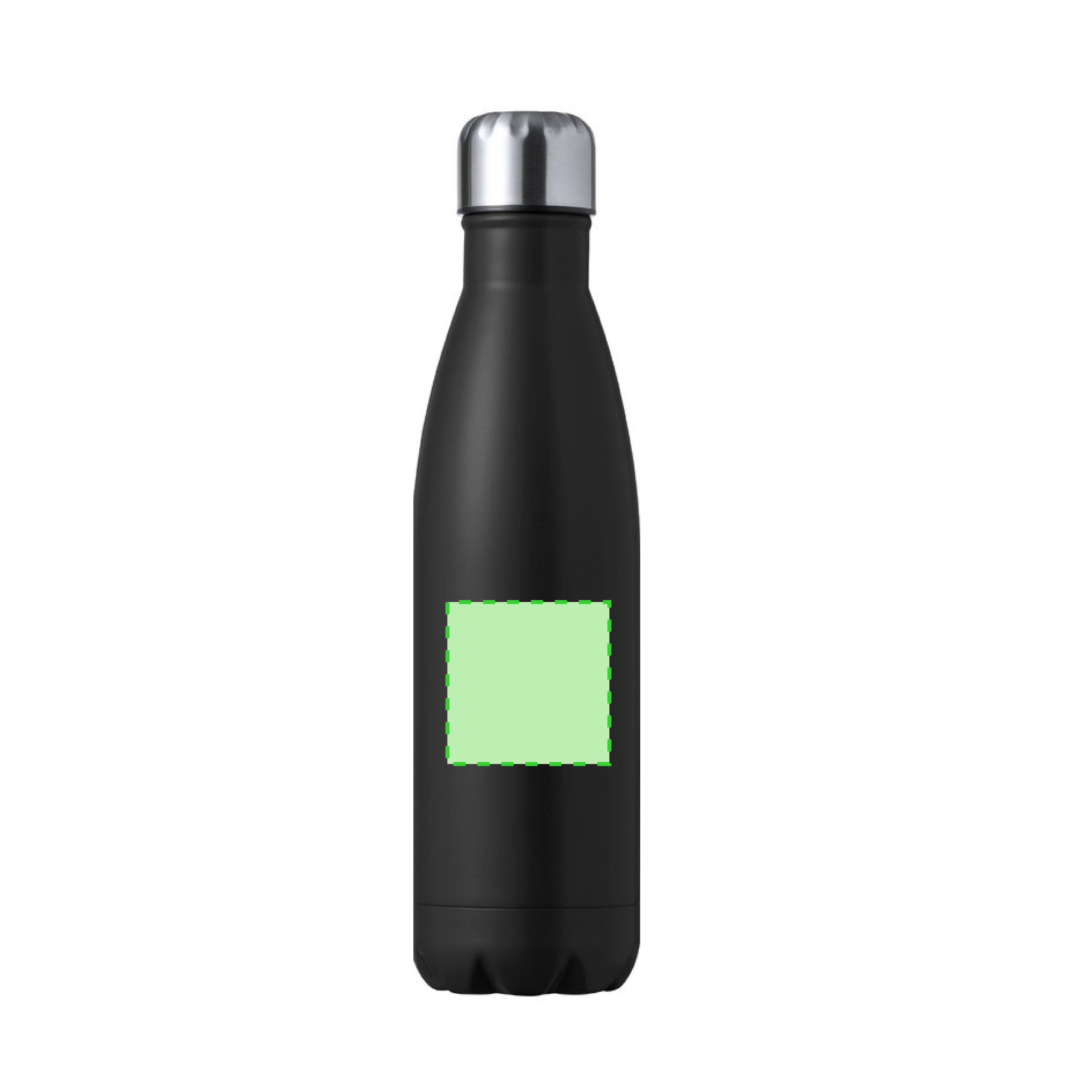 Geïsoleerde fles Liyar zilver onbedrukt