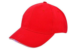 Cap met LED lampjes zwart Full colour 2086