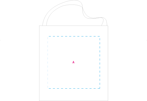 Katoenen tas korte hengsels ecru 2 kleuren 5934