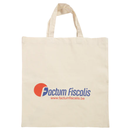 Katoenen tas korte hengsels bedrukken