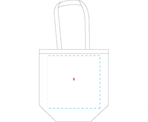 Canvas beach shopper ecru 3 kleuren 1990