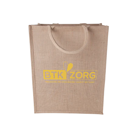 Jute shopper staand model 240 gr/m2 bedrukken