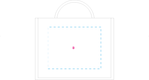 Jute shopper liggend model 240 gr/m2 ecru 2 kleuren 5664