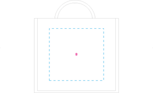 Jute big shopper 240 gr/m2 ecru onbedrukt 5663