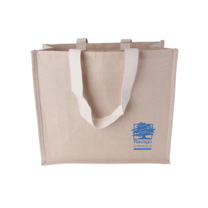 Canvas shopper met hengsels bedrukken