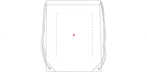 Nylon rugzakje rood onbedrukt 8532