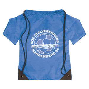 Nylon rugzak T-shirt donkerblauw onbedrukt 8517