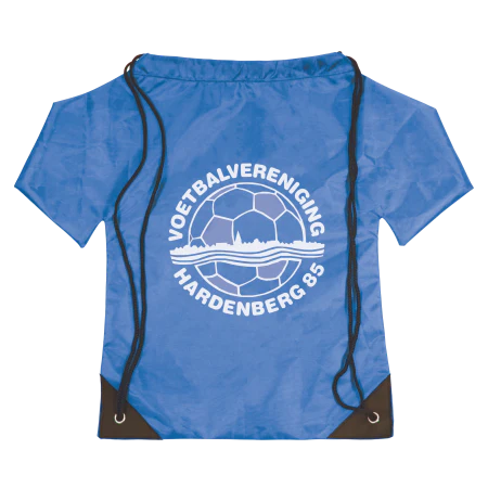 Nylon rugzak T-shirt donkerblauw onbedrukt 8517