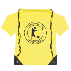 Nylon rugzak T-shirt geel 1 kleur 8518