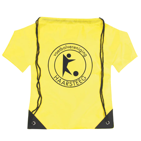 Nylon rugzak T-shirt geel 1 kleur 8518