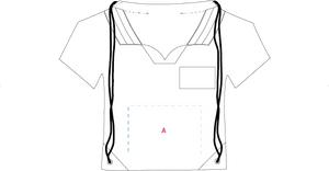 Nylon rugzak T-shirt diverse landen 8515