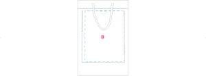 tas met 2 vensters A5 12330