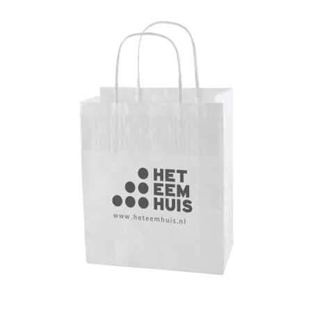 Papieren tas met hengsel bedrukken