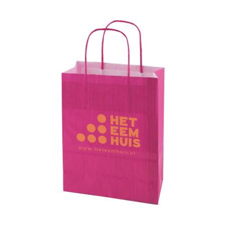 Papieren tas gekleurd S lichtgroen 1 kleur 9022