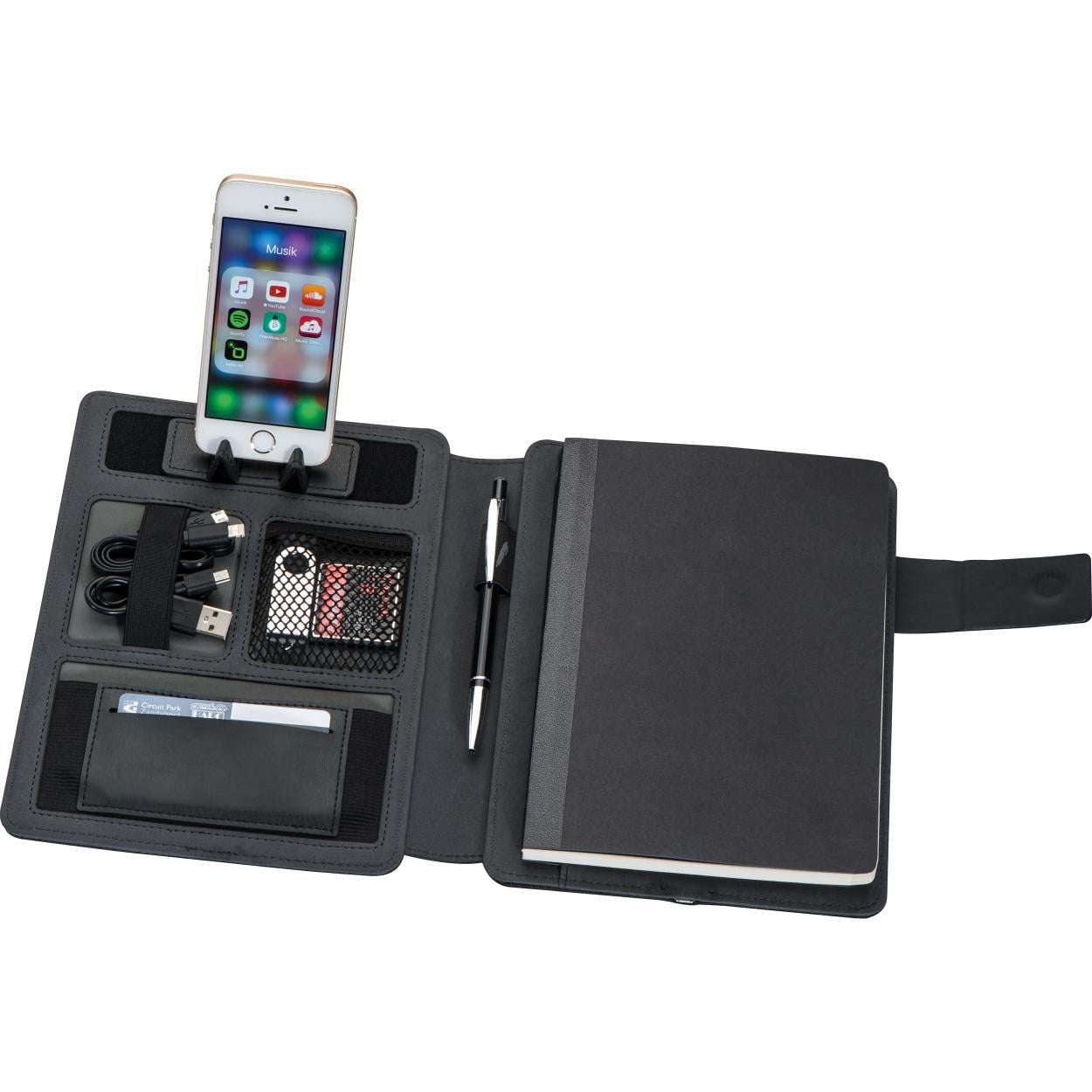 A5 Notitiemap met powerbank sample