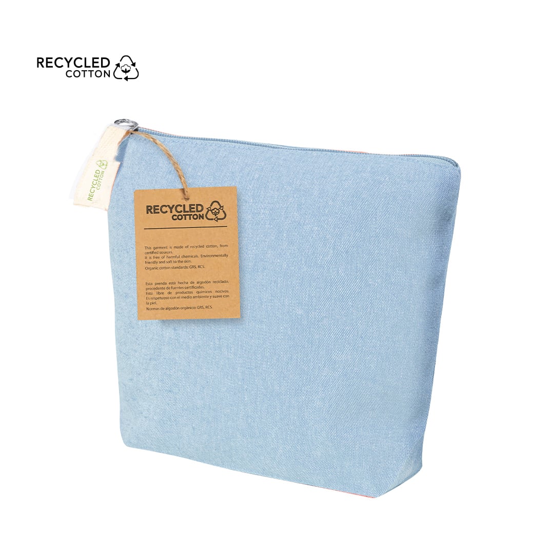 Make up tas Belix blauw onbedrukt 7569