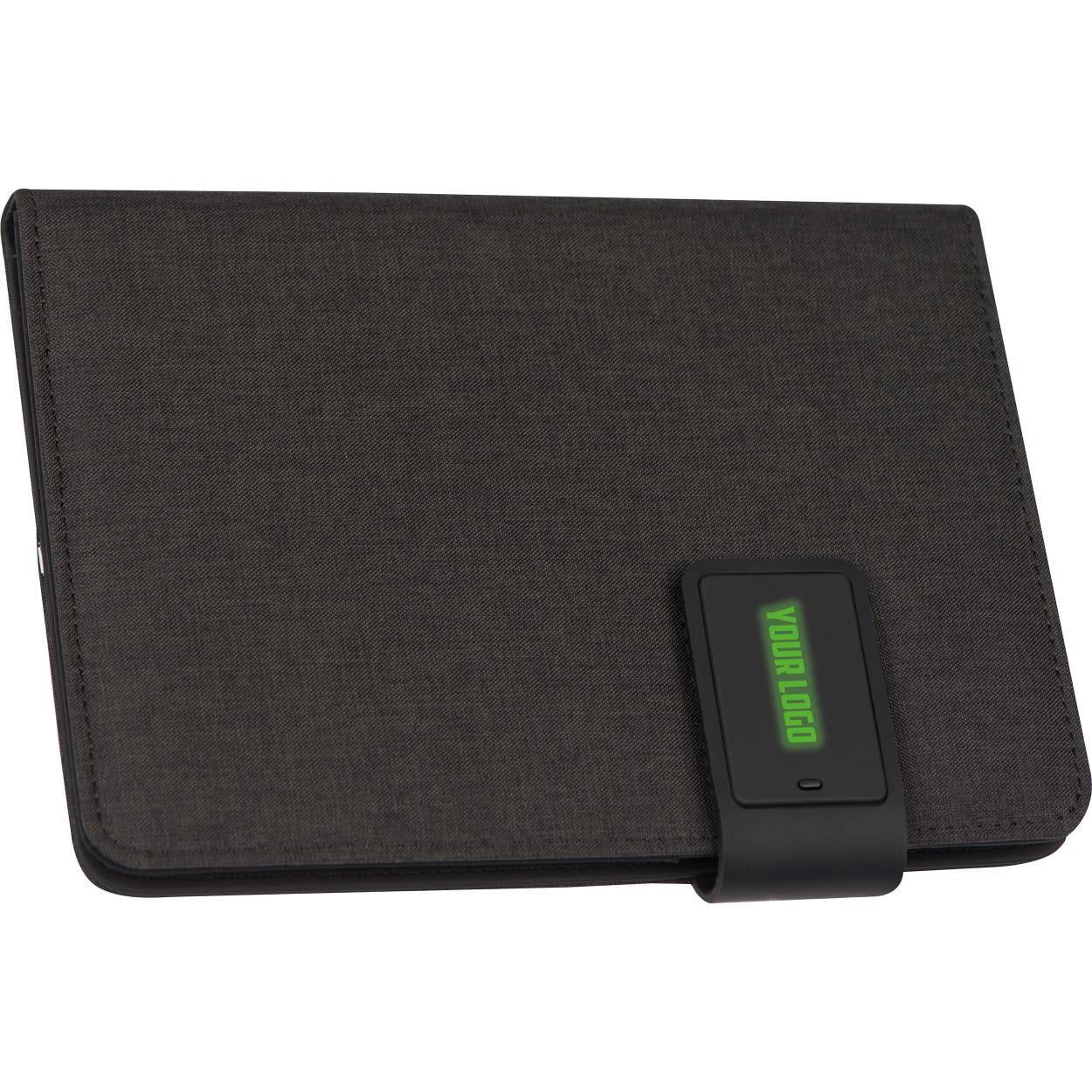 Notitieboek DIN A5 met ge&iuml;ntegreerde powerbank 8382
