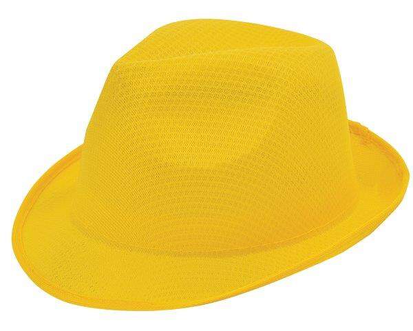 Maffia hoed blauw 1 kleur 7391
