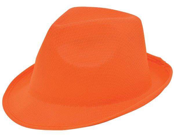 Maffia hoed blauw onbedrukt 7392