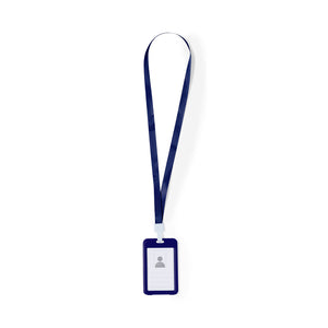 ID-badgekoord met vlekjes wit 1 kleur