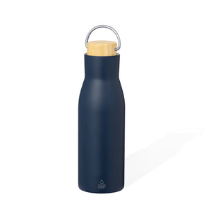Fles Prismix donkerblauw Graveren