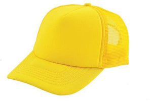 Cap trucker rood onbedrukt 2134