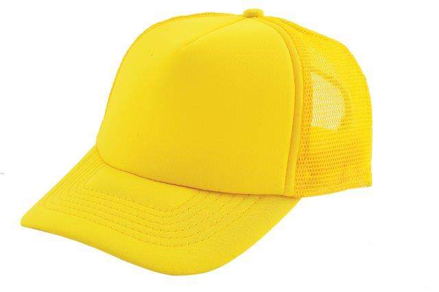 Cap trucker rood onbedrukt 2134