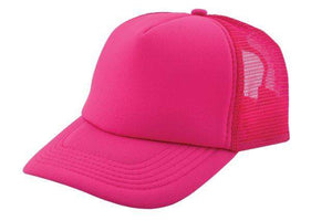 Cap trucker lichtgroen onbedrukt 2131
