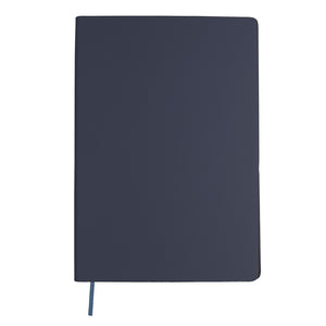 Notitieblok Lazox donkerblauw onbedrukt