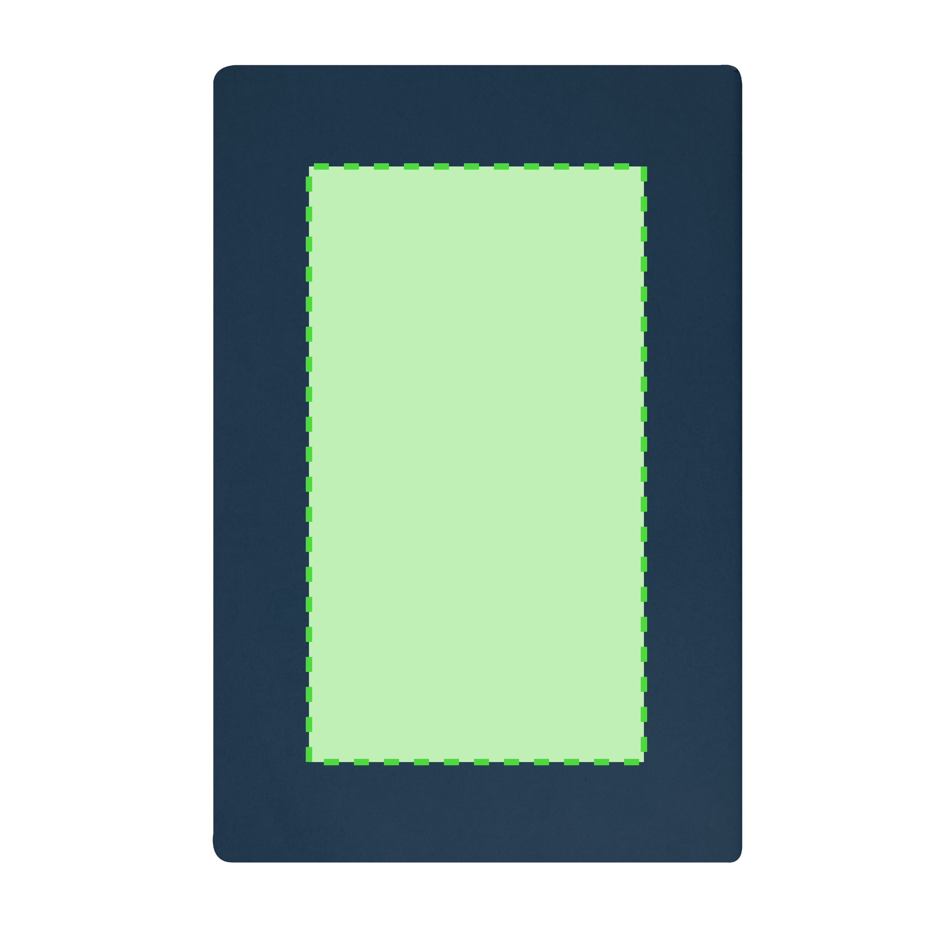 Notitieboek Qeton groen 1 kleur