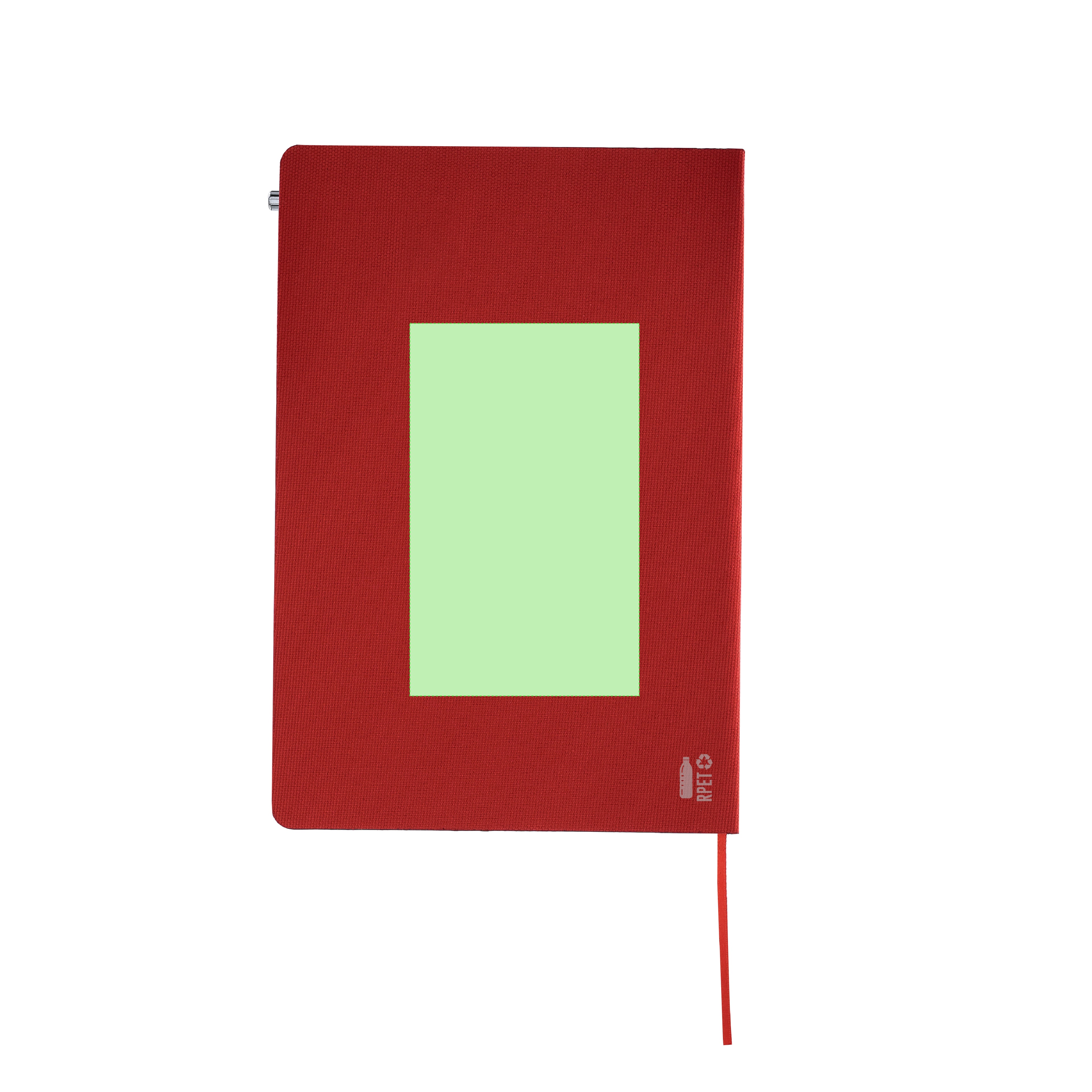 Notitieblok Nuron rood 1 kleur