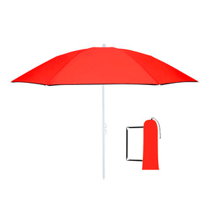 Opvouwbare strandparasol Misarya rood 1 kleur