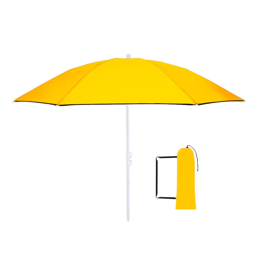 Opvouwbare strandparasol Misarya blauw 1 kleur