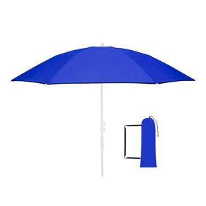 Opvouwbare strandparasol Misarya geel onbedrukt