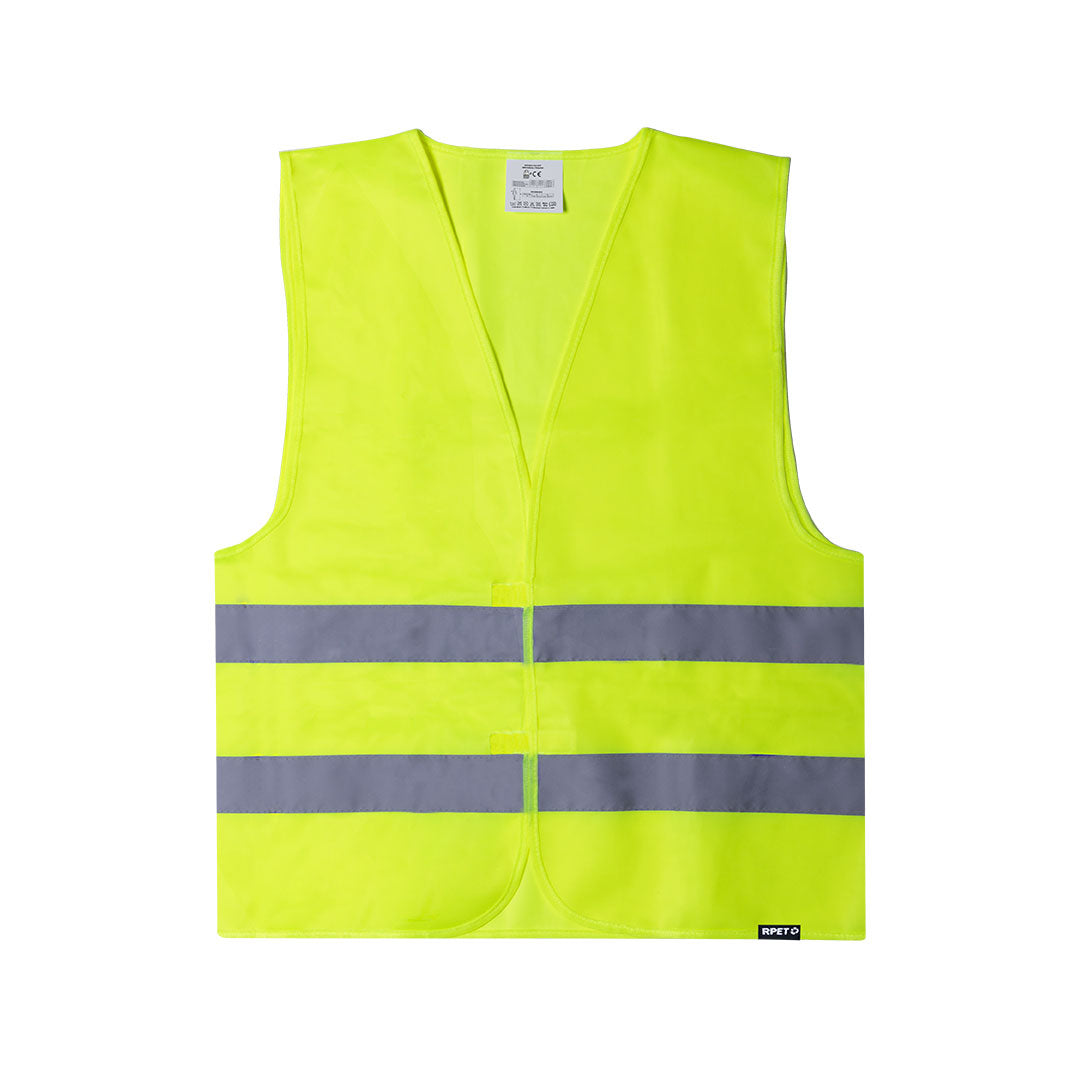 Reflecterend vest Kastor geel onbedrukt