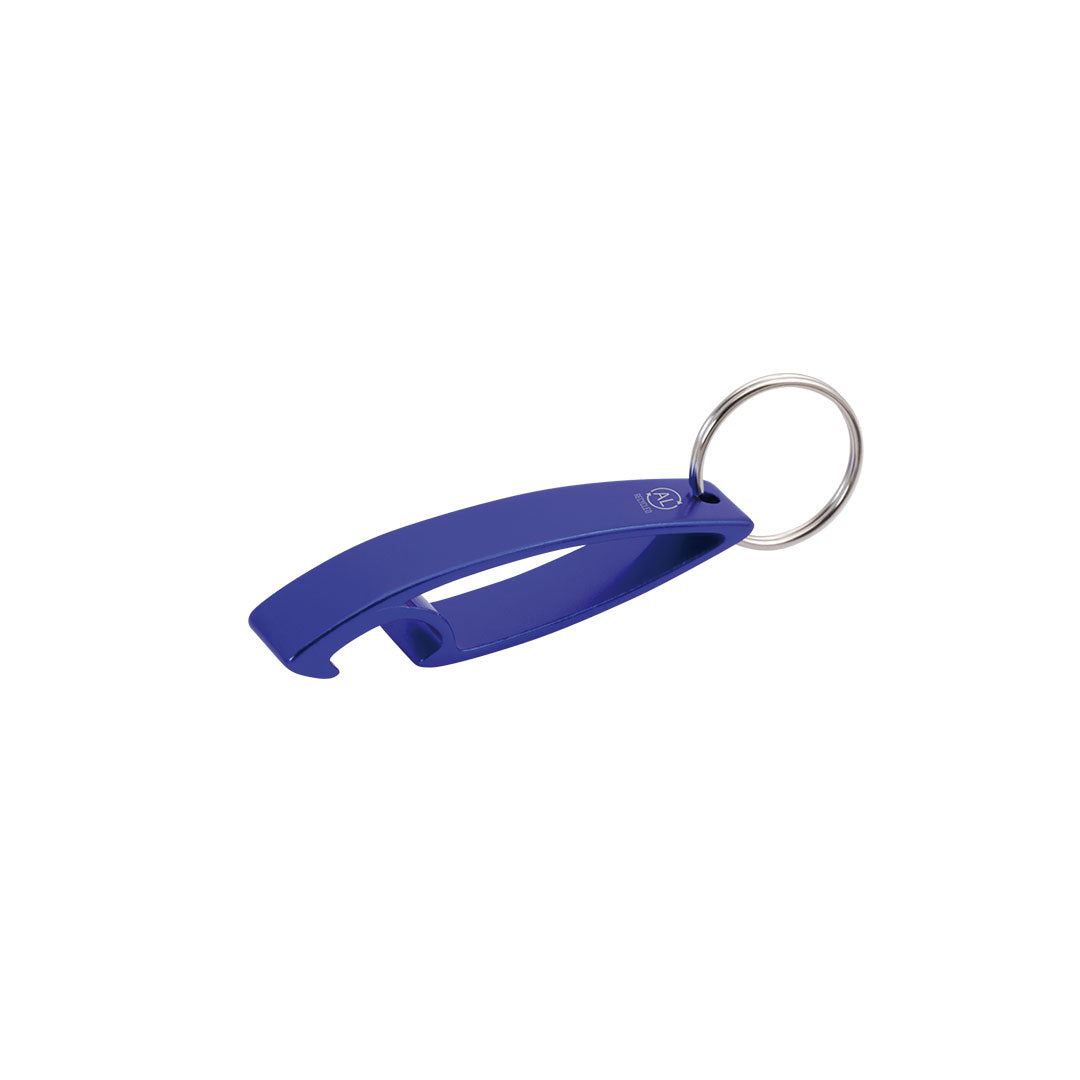 Opener sleutelhanger Niken blauw onbedrukt