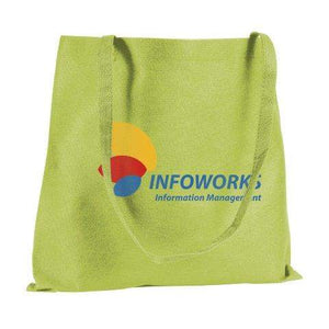 Shopper winkeltas geel 2 kleuren 11152