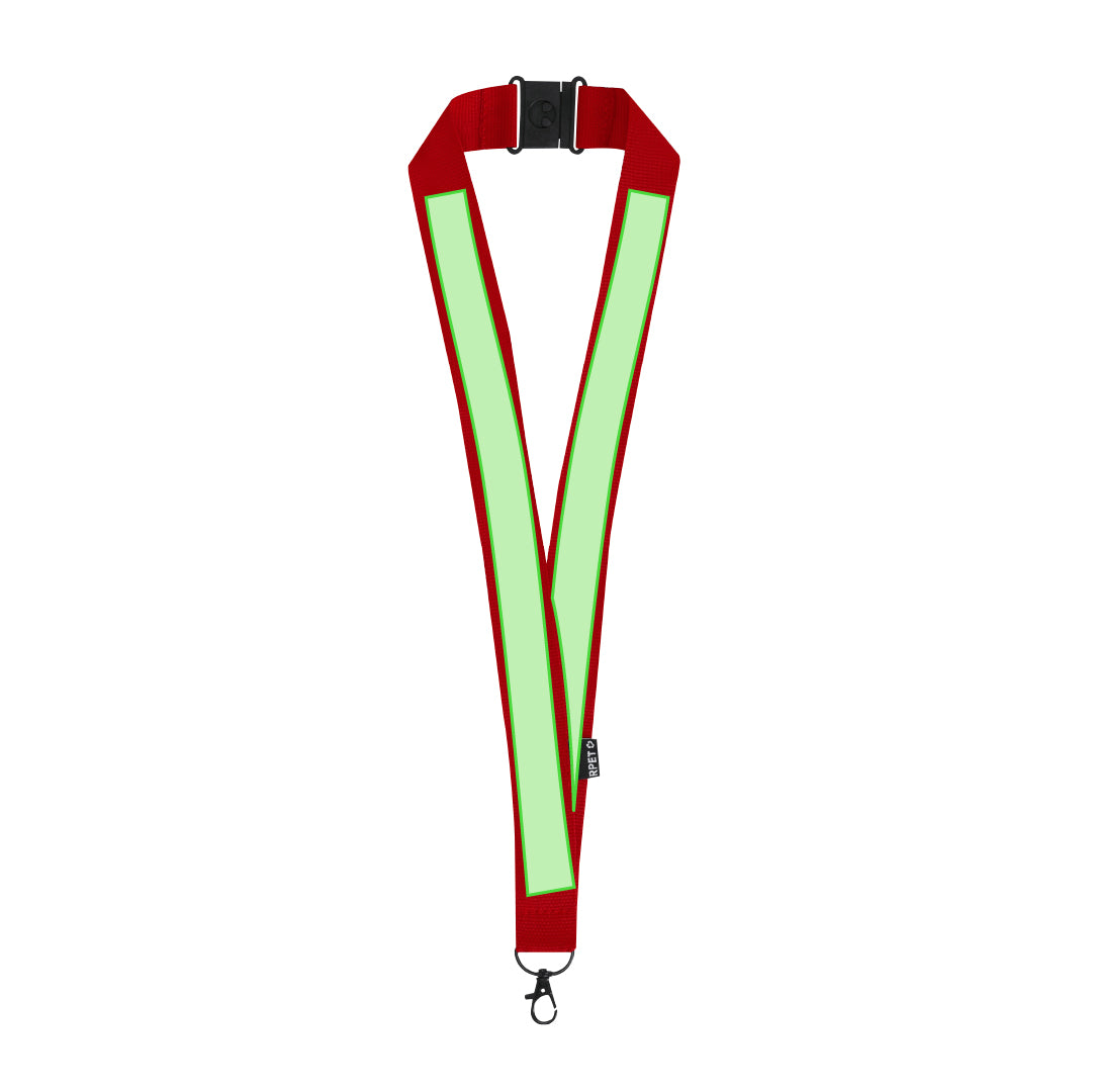 Lanyard Dycoun rood 1 kleur