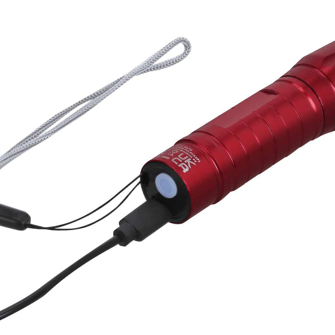 Zaklamp Dilrot zilver 1 kleur